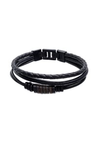 s.Oliver - Armband - Leder - braun