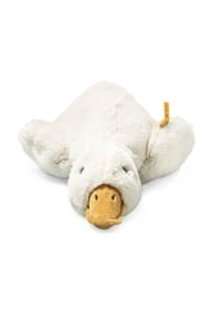 Steiff - Soft Cuddly Friends Kuscheltier "Gilda Gans", liegend, 47cm - WEISS