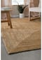 Green Looop Kurzflorteppich Collins - Jute Teppich natur handgewebt mit Rahmendesign, schwer & robust Bild 9