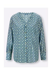 heine - Druckbluse - ecru-hummer-gemustert