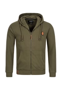 INDICODE - Sweatjacke Braidwood - Army