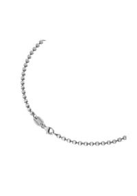 GIORGIO MARTELLO MILANO - Kette Kugeloptik massiv, teilweise geschwärzt, Silber 925 - 
