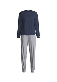 CALIDA - Schlafanzug Lovely Nights, Baumwolle, für Damen - 488 PEACOAT BLUE