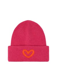 MANGUUN - Strickmütze, Umschlagbund, für Damen - 0  FUCHSIA