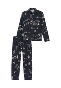 SCHIESSER - Schlafanzug, Baumwolle, für Damen - 904 MULTICOLOR 1