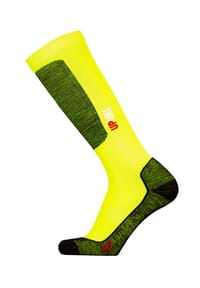 UphillSport® - Ski-Socken HALLA mit atmungsaktiver Funktion - Black with pink