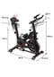HOME FITNESS CODE Heimtrainer Indoor Cycle, LCD-Monitor, verstellbarer Sitz, leiser Riemenantrieb, 10 kg Schwungrad Bild 10