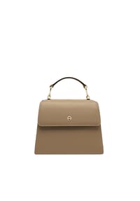AIGNER DELIA - Handtasche, Rindsleder, für Damen - 0613  MOSS GREEN