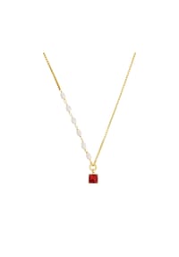 NOELANI - Damen Kette mit Anhänger, 925er Silber  - GOLD