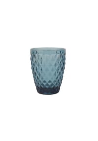 Medard de Noblat - 6 Stück Trinkglas Diamond - blau