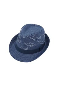 maximo® - KIDS BOY-Trilby Hai,Futter - dunkelmarine