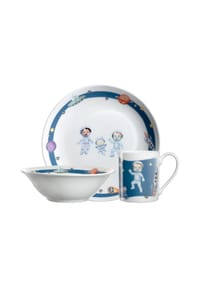LEONARDO Geschirr-Set "Weltall", 3-teilig - BAMBINI AVVENTURA - MEHRFARBIG