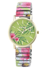 ONE ELEMENT Raptor - Damen Quarz Armbanduhr Frida Kahlo Edition mit Edelstahlzugarmband - Mineralglas - Frida Kahlo Edition 1