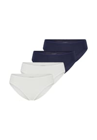 uncover by SCHIESSER - Tai Slip 4er Pack Bamboo Cotton - Dunkelblau
