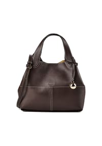 FURLA Primrose - Primrose Schultertasche M Leder 29 cm - cioccolato - honey