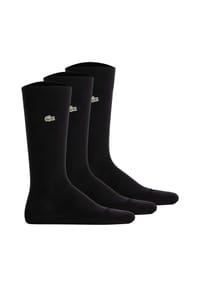 LACOSTE - Herren Socken, 3er Pack - Socks, Business, Baumwoll-Mix, Logo, einfarbig - Blau