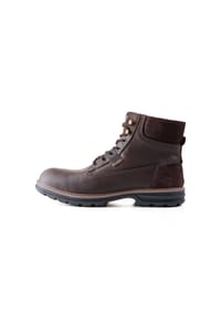 camel active - Schnürstiefeletten, Leder, für Herren - 360 SCHOKO