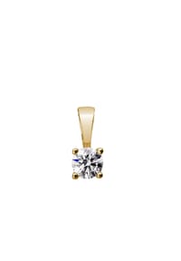 LYOMI - Anhänger 585/- Gold 1 Diamant Lab Grown 0,25ct. - gelb