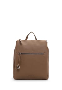 SURI FREY DEBBY - Tagesrucksack, Reißverschluss, Leder-Optik, Damen - 100 BLACK