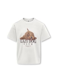 ONLY® - T-Shirt, Rundhals, für Kinder - CLOUD DANCER