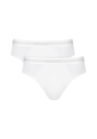sloggi - Slip SLG Base, 2er-Pack, für Herren - 0003 WHITE