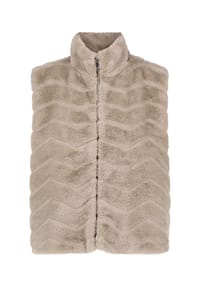CARTOON - Fake Fur-Weste mit hohem Kragen - 1098 SOFT NATURE