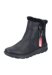 rieker - Winterstiefeletten, Keilabsatz, gefüttert, für Damen - 00 SCHWARZ/NERO /