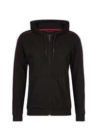 CALIDA - Herren Jacke mit Kapuze RMX Lounge Leisure - schwarz