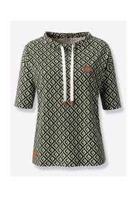 Witt - Sweatshirt - beige-schwarz-bedruckt