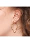 Leaf CLOVER CHARM Damen Ohrstecker, 925er Silber Bild 2