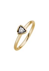 LYOMI - Ring 585/- Gold 1 Diamant 0,10ct. - mehrfarbig