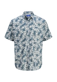 ORIGINALS by JACK & JONES - Freizeithemd, Kurzarm, Kentkragen, für Herren - 176707 STORMY WEA