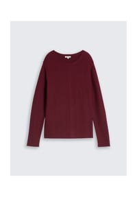 TOM TAILOR - Pullover, Bio-Baumwolle, für Damen - 10342 PREPPY PLUM