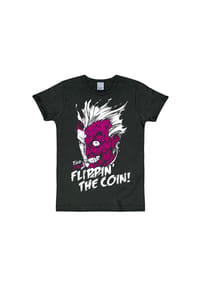 LOGOSHIRT® - T-Shirt Slimfit Batman - Two Face - black
