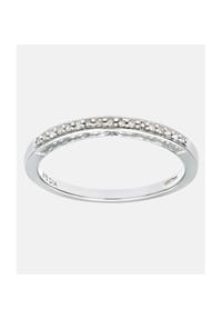 Diamant L'eternel - Eternity Ring, mit 0.08 ct Diamant, 375 Weißgold - white gold