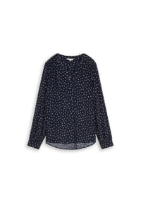 TOM TAILOR - Shirtbluse, V-Ausschnitt, für Damen - 40252 NAVY WHITE