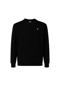 U.S. POLO ASSN. - Herren Sweatshirt - Fleece Brushed, Rundhals, Logo, Baumwoll-Mix - Beige
