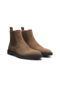 BOSS - Chelsea-Boots, Wildleder, für Herren - 260  MEDIUM BEIGE
