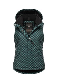 ragwear™ - Steppweste Hesty Print - Black