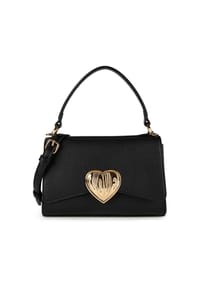 LOVE MOSCHINO Victory Heart - Victory Heart Schultertasche Leder 23.5 cm - black