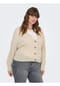 ONLY CARMAKOMA Strickjacke, Rippbündchen, für Damen Bild 10