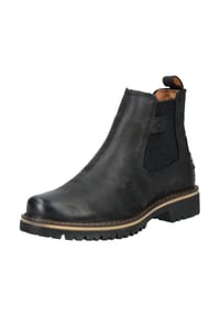 camel active - Leder/Textil Stiefelette - Schwarz
