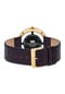 RHODENWALD & SÖHNE Armband-Uhr Lucrezia gelbgold Echtleder dunkelbraun Bild 5
