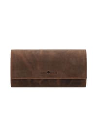 GREEN BURRY - Vintage Uhrenetui Leder 21,5 cm - brown