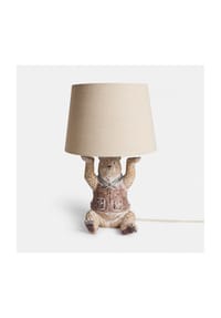 LOBERON - Tischlampe Mikes braun/beige - braun/beige
