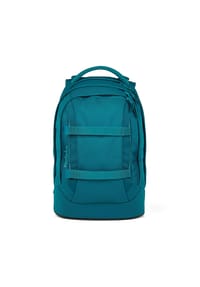 Satch Pack - Schulrucksack, reflektierend, Rückenpanel - BLAU