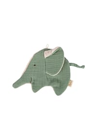 sigikid® - Knistertuch Elefant Knistertücher ,  für Babys und Kleinkinder - grün