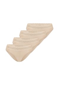 TRIUMPH - Tai Slip 4er Pack Feel of Modal - Beige / schwarz