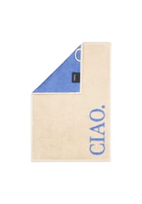 Cawö - Gästehandtuch Postcard Towels - WEIß