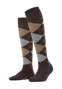 Burlington - Marylebone Kniestrümpfe, Sohlenstempel, Rippbündchen, für Damen - 3000 BLACK